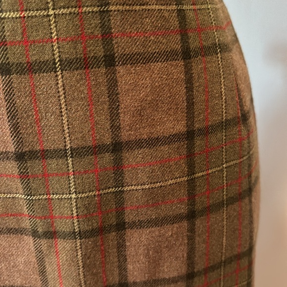 Vintage Lands' End Plaid Skirt size 12 - Picture 2 of 8